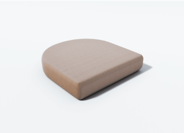 Cojín exterior silla semicircular