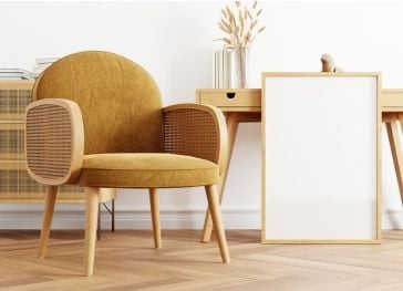 Funda respaldo sillón semicircular