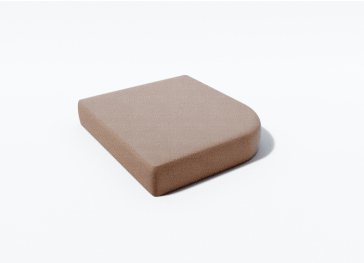 Funda cuadrangular semicircular derecha