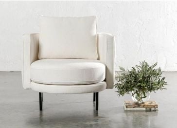 Cojín asiento sillón redondo