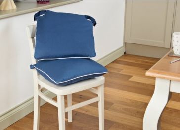 Cojín exterior para silla cuadrado con 2 Encajes