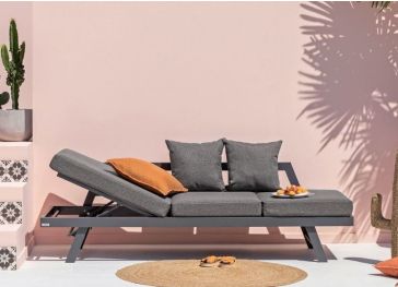 Cojín para tumbona plegable tres cuerpos