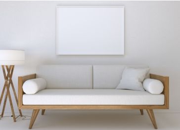 Cojín respaldo banco rectangular