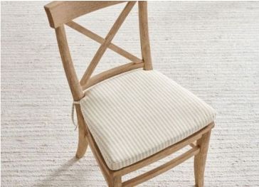 Cojín silla trapecio con 2 encajes