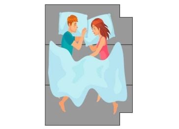 Colchón plegable corte lateral derecho superior e inferior