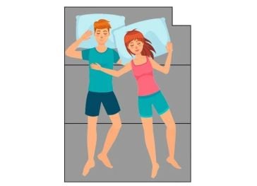 Colchón plegable corte superior derecho