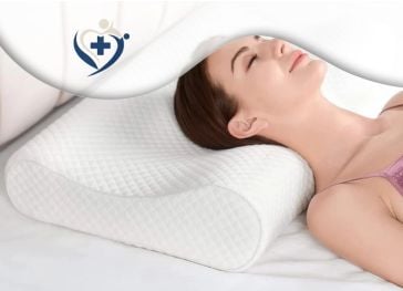 Almohada cervical viscoelástica con fibras de carbono