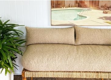 Funda asiento banco semicircular recto 