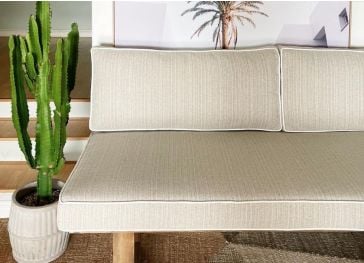 Funda respaldo banco rectangular