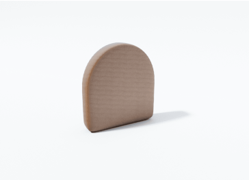 Cojín exterior para respaldo semicircular