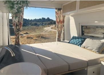 Topper plegable corte lateral izquierdo superior e inferior