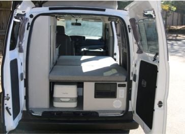 Colchón plegable corte lateral izquierdo superior e inferior