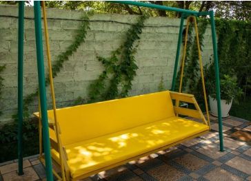 Cojín de exterior plegable para columpio 