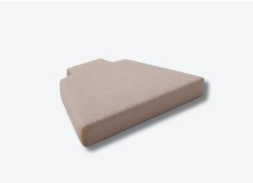 Funda silla trapecio con 2 Encajes