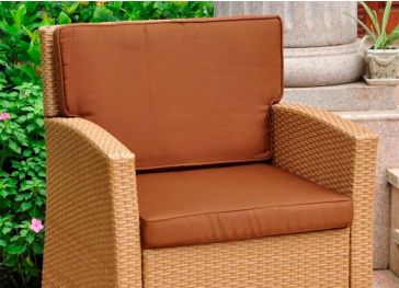 Cojín exterior respaldo con encaje izquierdo