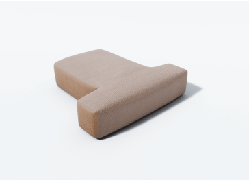 Cojín exterior para asiento sillón con encaje doble