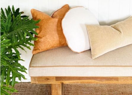 Funda de cojín rectangular Alma lino liso natural HISPANO TEX 50 x 30 cm | Leroy Merlin Funda de cojín rectangular Alma lino liso natural HISPANO TEX 50 x 30 cm | Leroy Merlin