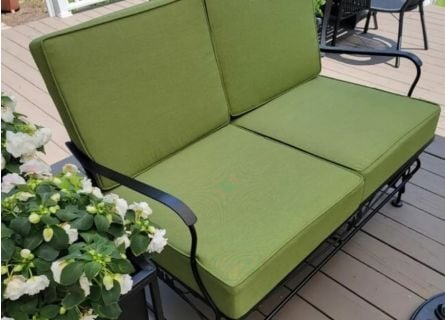 Cojín exterior para asiento cuadrado 