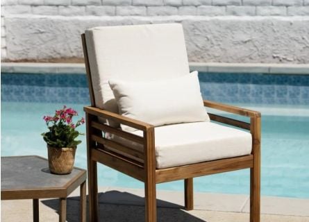 Cojín exterior silla cuadrado Espuma a Medida