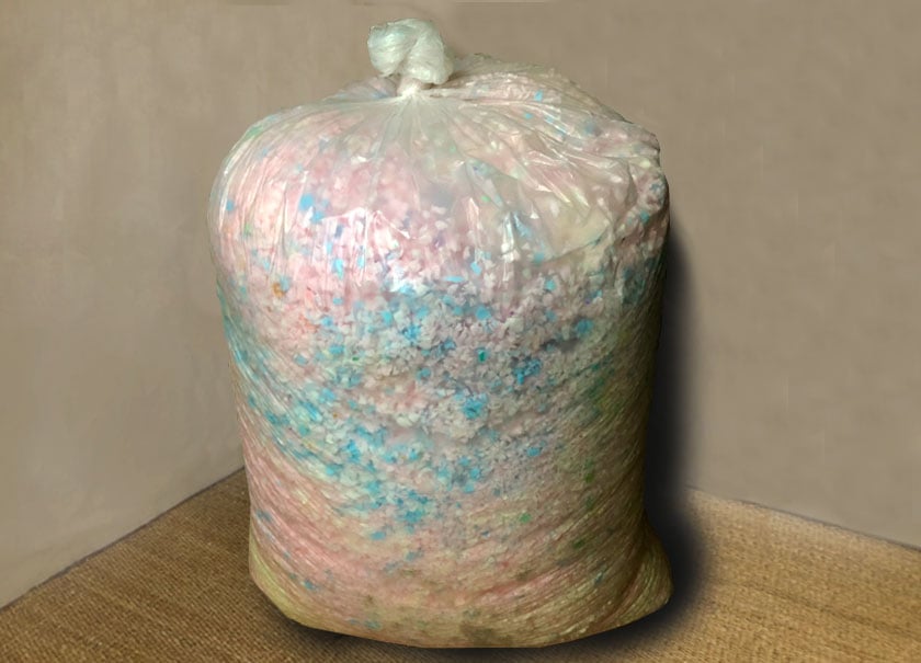 Picado de espuma PUR – Bolsa de 6 Kg – Relleno almohadas