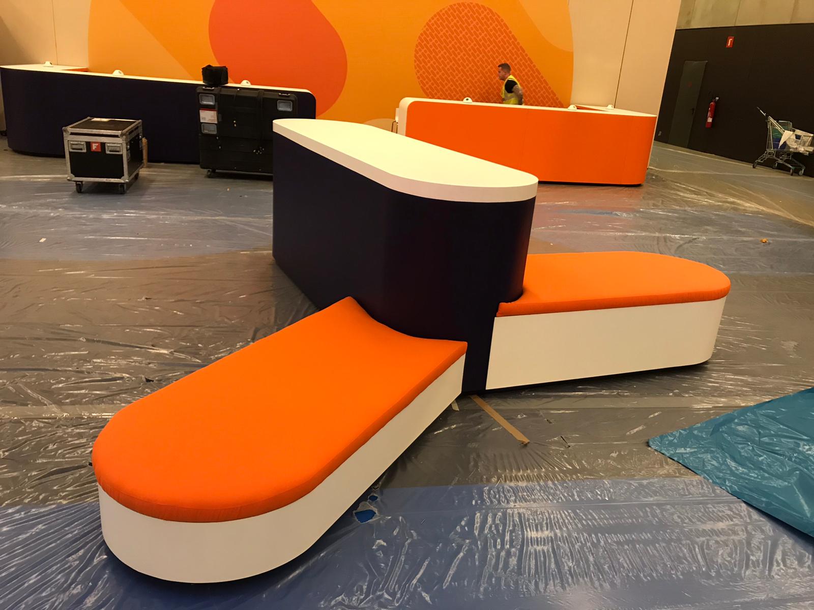 Colchonetas tapizadas a medida feria