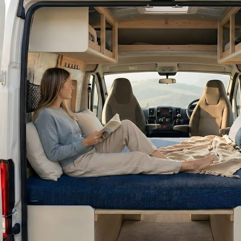 Problemas habituales al dormir en una camper con colchones estándar