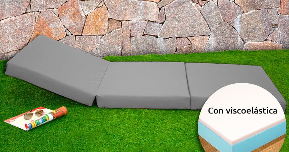 Colchoneta plegable para camping ¿lujo?