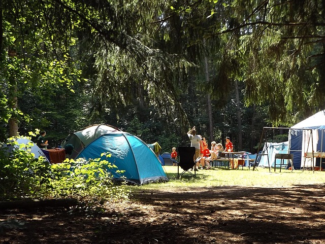 colchoneta plegable camping acampada