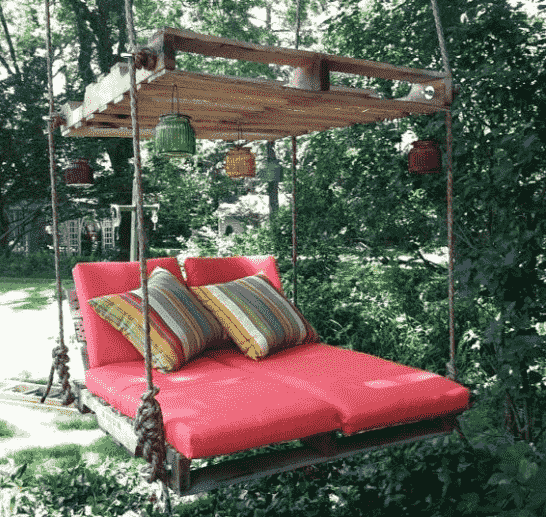 3 jardines con sofá de palets de exterior - Blog