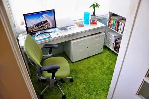 espuma para tapizar silla de oficina verde