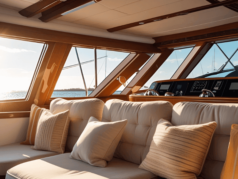 cojines para barco